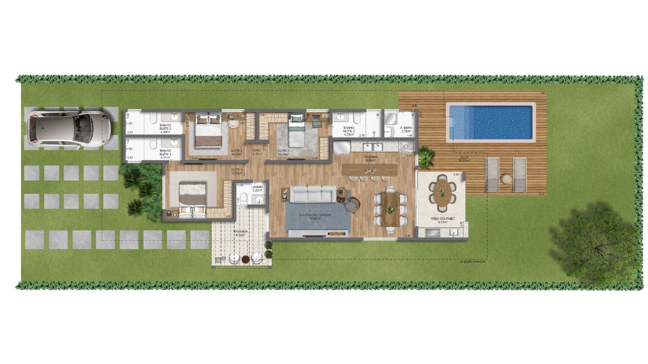 Casa à venda com 3 quartos, 3 suítes, 3 vagas e 147m² no Itaipava, Petrópolis (RJ) — foto 10 de 28