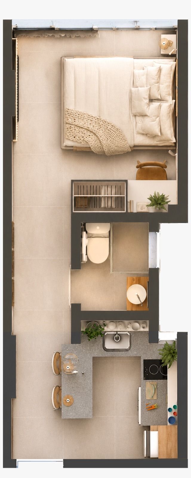 Apartamento à venda com 1 quarto, 1 suíte e 21m² no Centro, Rio de Janeiro (RJ) — foto 6 de 21